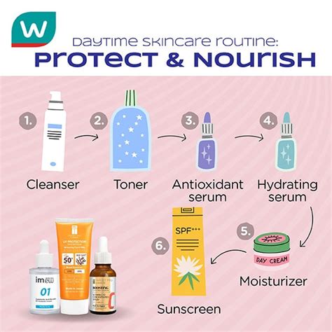 Morning vs night skincare routine | Watsons Philippines