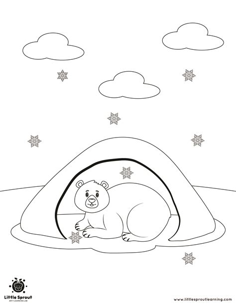 27+ hibernation coloring pages | Free Sewing Pattern