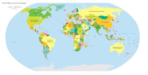 World Map Countries High Resolution