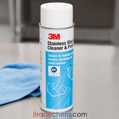 3M Stainless Steel Cleaner & Polish Aerosol, 600 ml - Bradechem