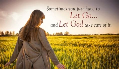 Let Go and Let God! - Christian Inspirational Images