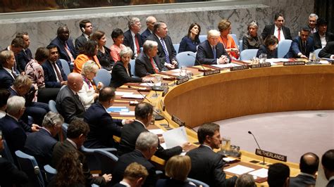 U.N. General Assembly: Trump Leads Security Council Meeting - The New York Times