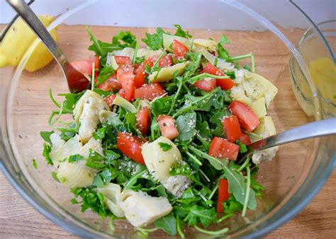 Easy Arugula Salad With Lemon Dijon Dressing | Earth Powered Family