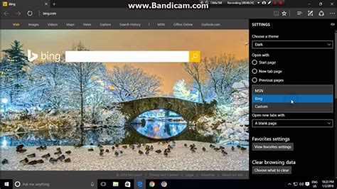 How to make Bing your Homepage in Microsoft Edge!!! - YouTube