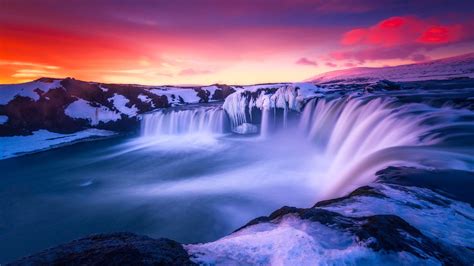 Waterfall Iceland Laptop Full Hd 1080p Hd 4k Wallpapers - Waterfall Wallpaper Huawei - 1920x1080 ...