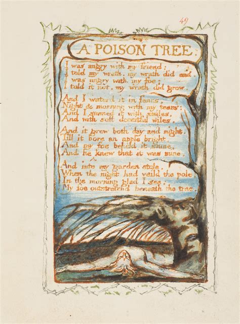 William Blake | Songs of Innocence and of Experience: A Poison Tree | The Metropolitan Museum of Art