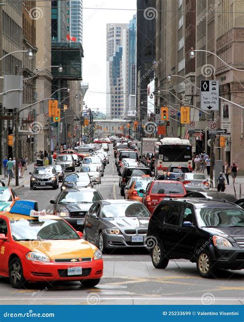 Toronto Traffic editorial stock image. Image of modern - 25233699