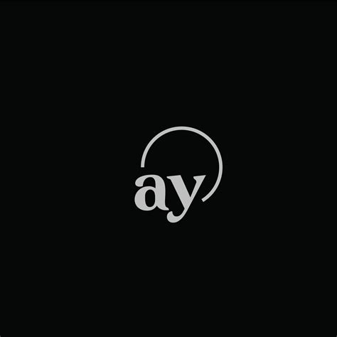 AY initials logo monogram 8256957 Vector Art at Vecteezy