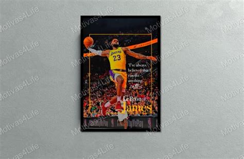 Lebron James Poster, Lebron James Wall Art, Los Angeles Lakers Poster ...