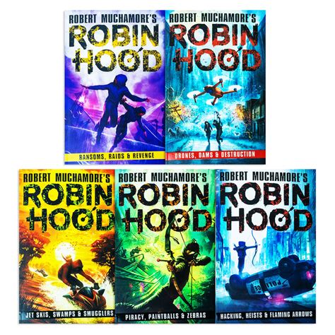 Robert Muchamore Robin Hood Series Books Collection Set, 50% OFF