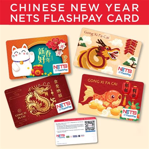 Custom NETS Flashpay card with Chinese New Year Design | IdealCard