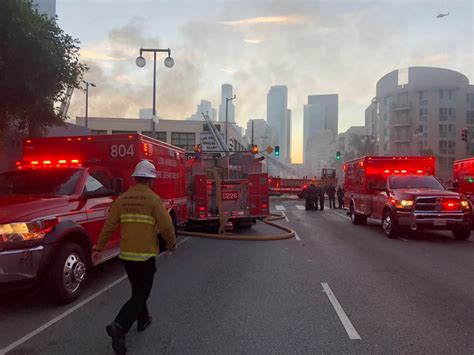 12 Los Angeles firefighters recovering after explosion in Los Angeles ...