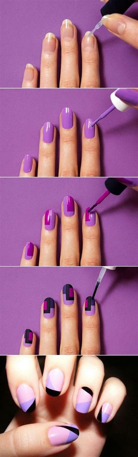 20+ Easy and Fun Step by Step Nail Art Tutorials | Styletic