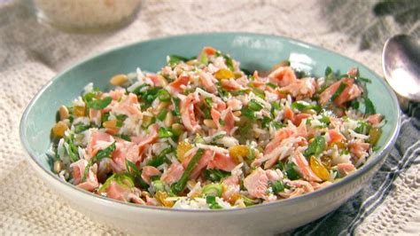 Tangy-Sweet Salmon and Rice Salad Recipe | Martha Stewart