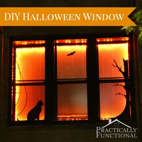 Halloween Decorations: DIY Vinyl Window Stickers! - Practically Functional