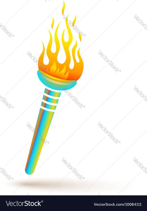 Torch Royalty Free Vector Image - VectorStock