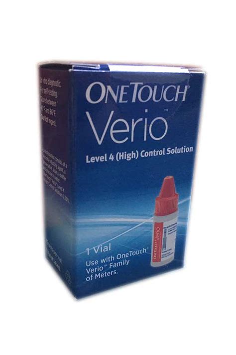 OneTouch Verio Control Solution Level 4 (high) - Diabetic Plaza