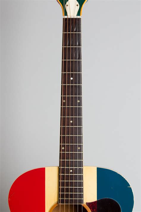 Buck Owens American Flat Top Acoustic Guitar, made by Harmony (1970 ...