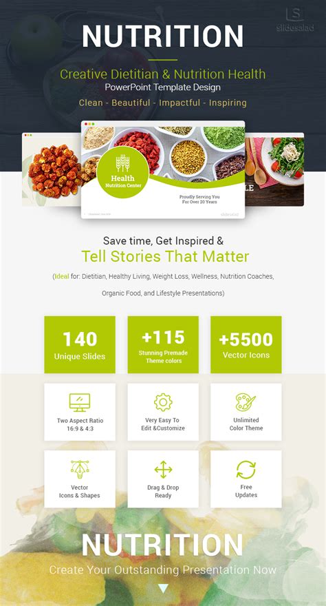 Nutrition Powerpoint Design Templates - Nutrition Ftempo