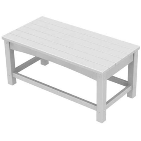 Recycled Plastic Club Rectangle Coffee Table PW-CLT1836 | ResinFurnitureStore.com