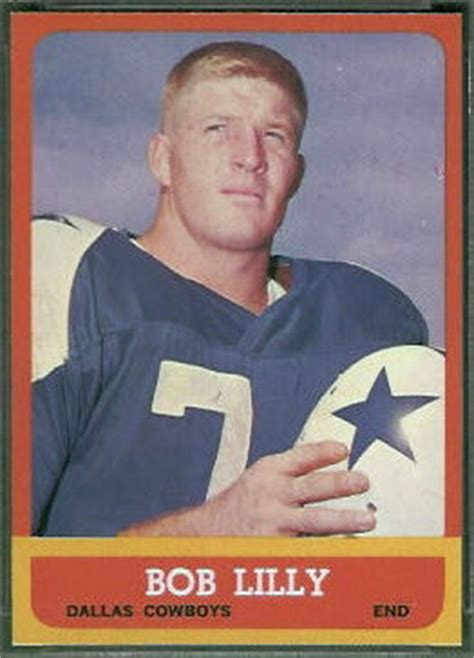 1963 Topps Football Card #82: Bob Lilly rookie card