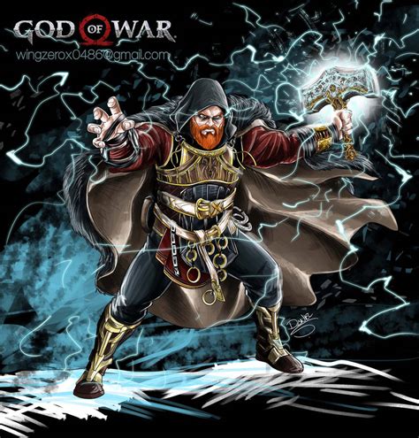 Thor God of War by wingzerox86 on DeviantArt