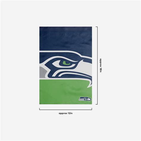 Seattle Seahawks Colorblock Helmet Garden Flag FOCO