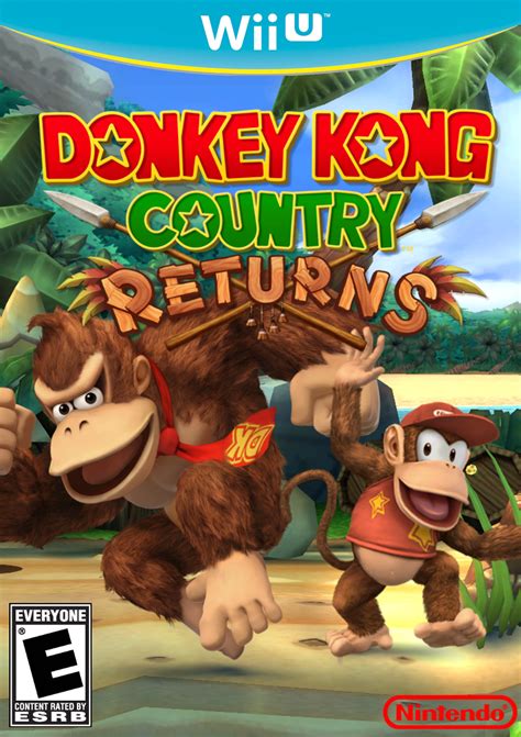 Viewing full size Donkey Kong Country Returns box cover