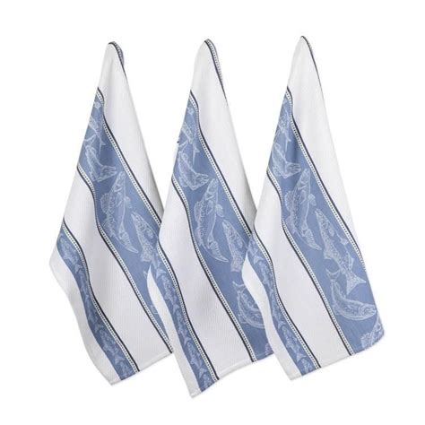 DII Fish Dish Towels Set of 3 | Dish towel set, Dish towels, Design imports