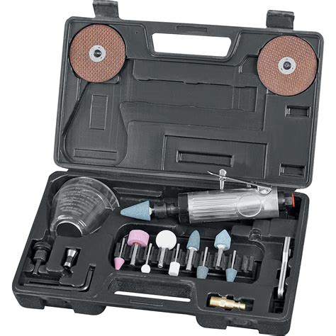 Northern Industrial Tools Air Die Grinder Cutoff Tool Kit — 22-Pc. | Air Accessory Tool Kits ...