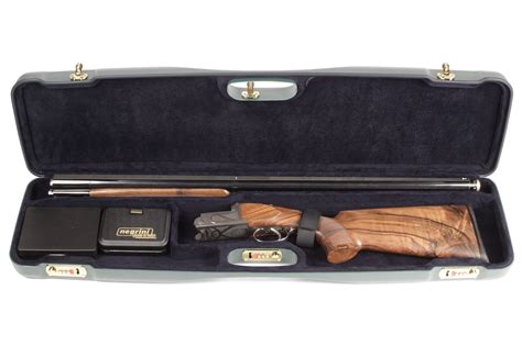 Negrini 1602L/4704 hard shotgun case fits any O/U or SXS shotgun 32-3/4\" max barrel. Gun case ...