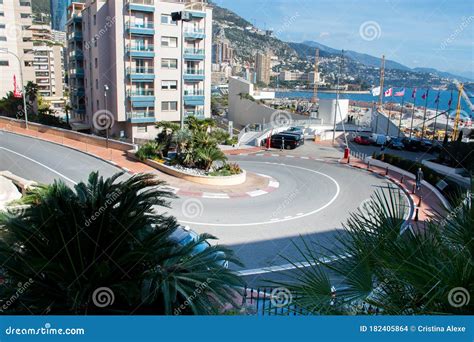 The Fairmont Hairpin Or Loews Curve, Monte Carlo, Monaco Editorial ...