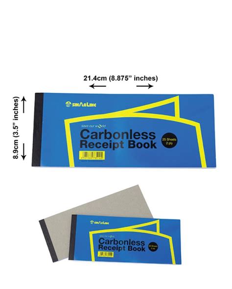 Carbonless - Imported Receipt Book - Pack of 6 - HB E-store