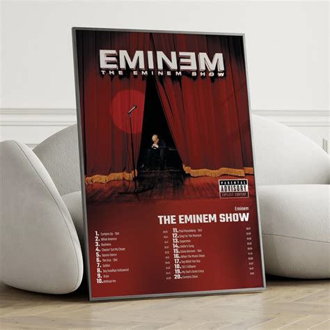 Eminem the Eminem Show Album Cover Poster Wall Art, Eminem, the Eminem ...