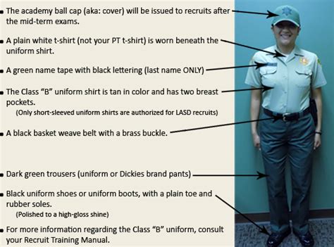 LASD Uniform Specifications | STARS Explorer Academy