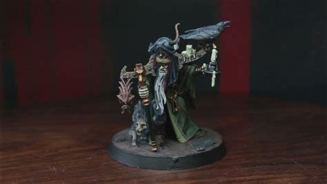 Speedpainting Warhammer Quest Cursed City: Torgilius the Chamberlain - YouTube