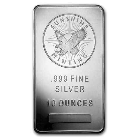 10 oz. Silver Bar (New) - First National Bullion