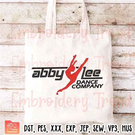 Abby Lee Dance Company Embroidery Design, Dance Lovers Gift Embroidery Digitizing File