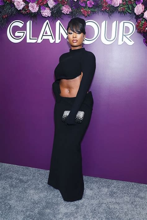 Megan Thee Stallion’s Cutout Black Dress At 2021 Glamour Women of the Year Awards – Hollywood Life