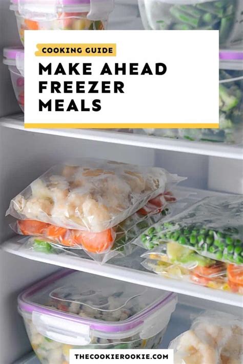 92+ Easy Freezer Meals to Make Ahead of Time - The Cookie Rookie®