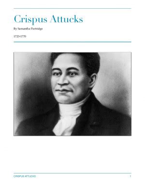 Crispus Attucks Quotes. QuotesGram