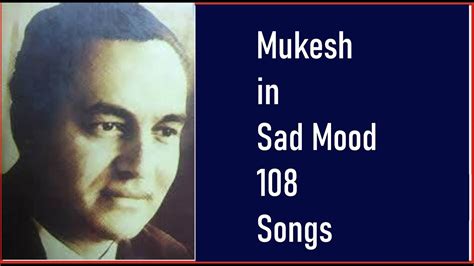 Mukesh in Sad mood | 108 Songs | Must Hear - YouTube