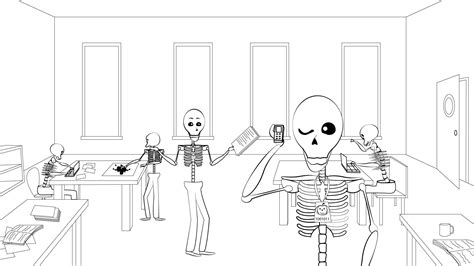 skeleton staff - Claramedia