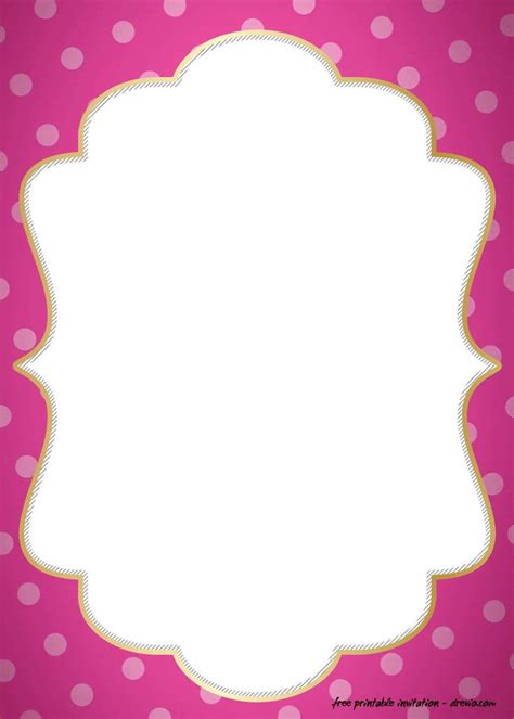 FREE Polkadot Pink Barbie Invitation Templates | Barbie invitations, Barbie birthday invitations ...