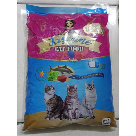 Jual makanan kering jasmine kemasan 1kg untuk kucing | Shopee Indonesia