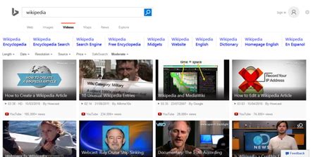 Bing Videos - Wikipedia