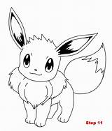 Eevee The Pokemon Coloring Page  Home sketch template