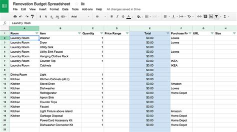 Home Renovation Cost Estimator Spreadsheet — db-excel.com