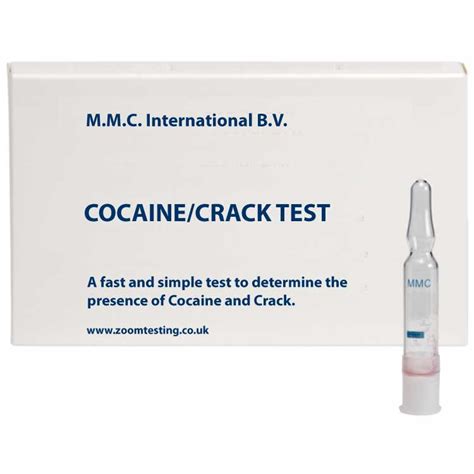 Cocaine Drug Identification Tests - 10 Ampoule Pack - Zoom Testing