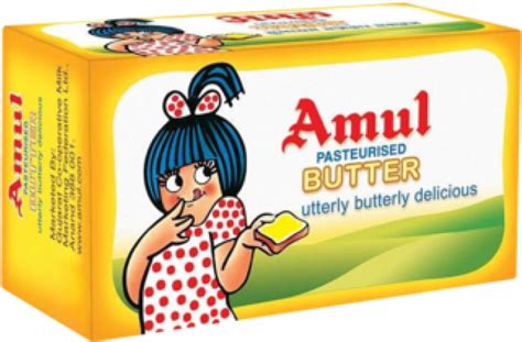 Download Amul Butter Packagingwith Mascot | Wallpapers.com